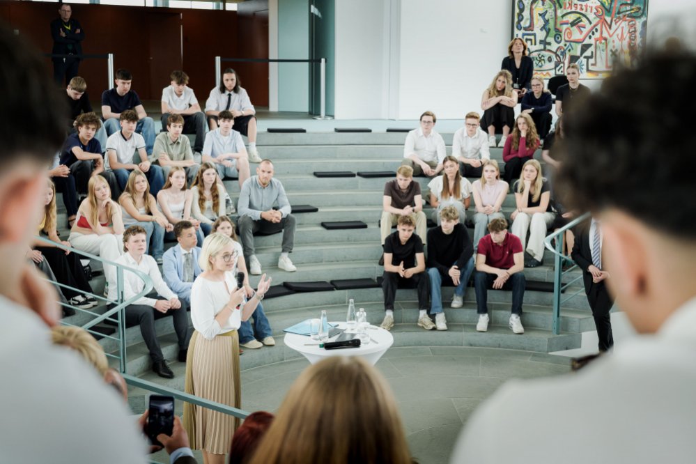 Schüler im Bundestag