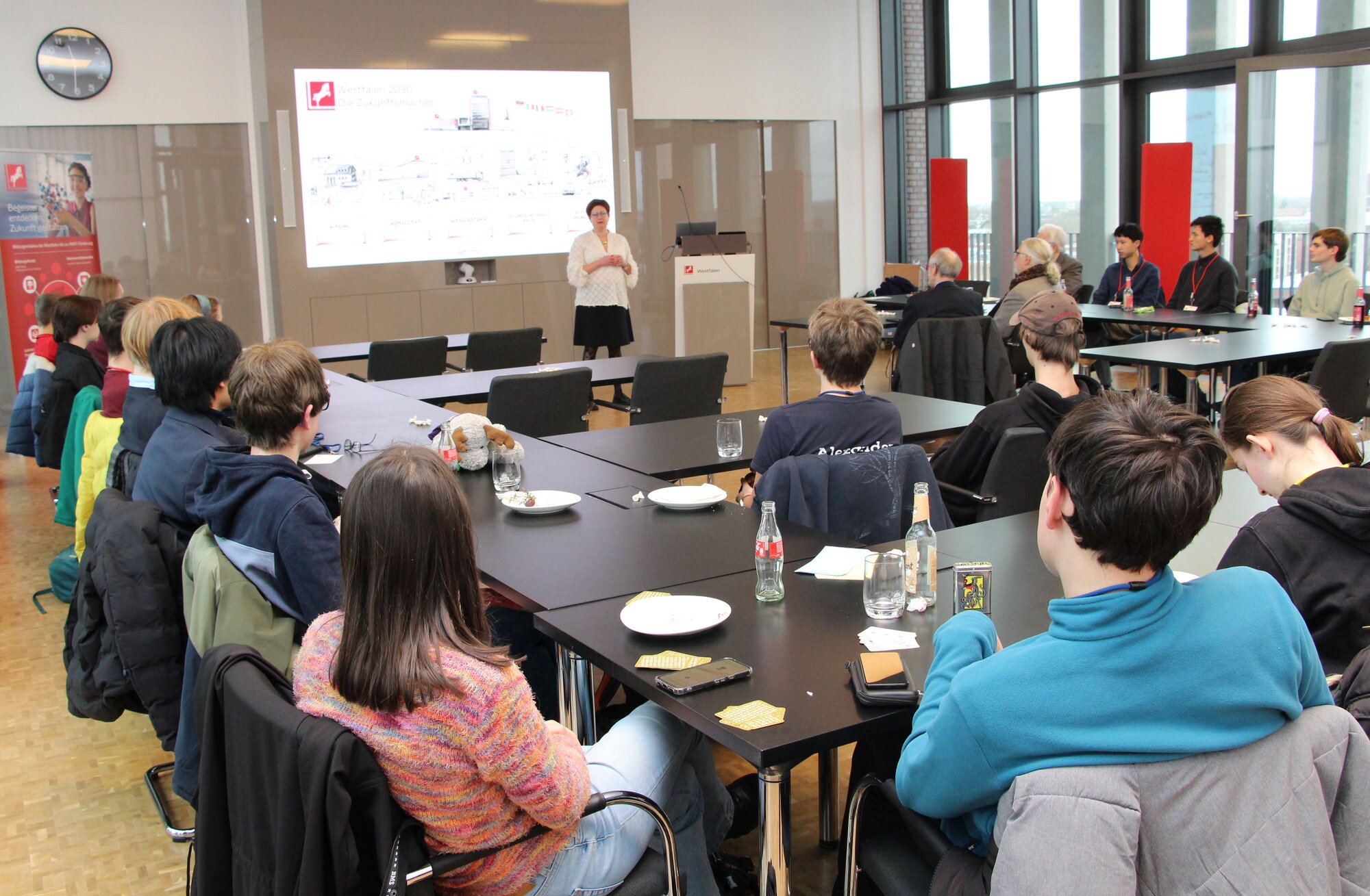 Fachlicher Vortrag bei der regionalen Preisverleihung in Münster